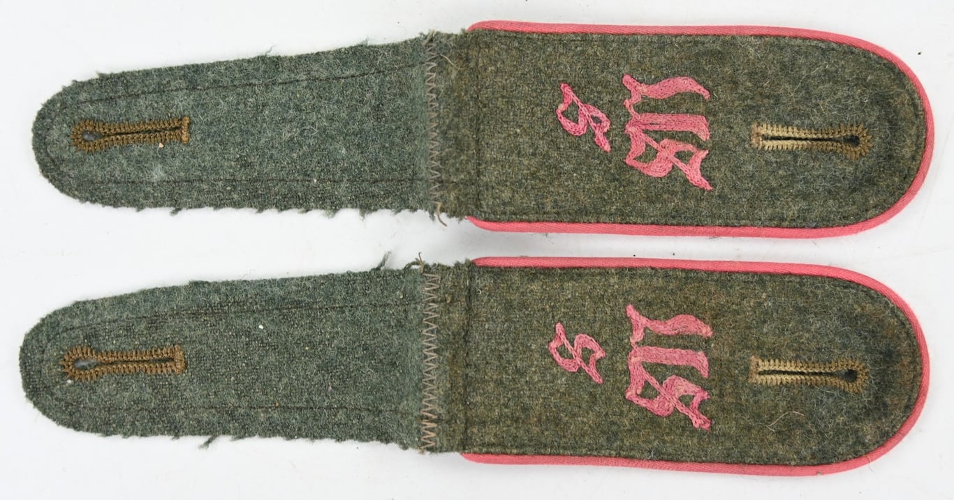 German WH Unteroffiziersvorschule Sigmaringen Shoulderboards