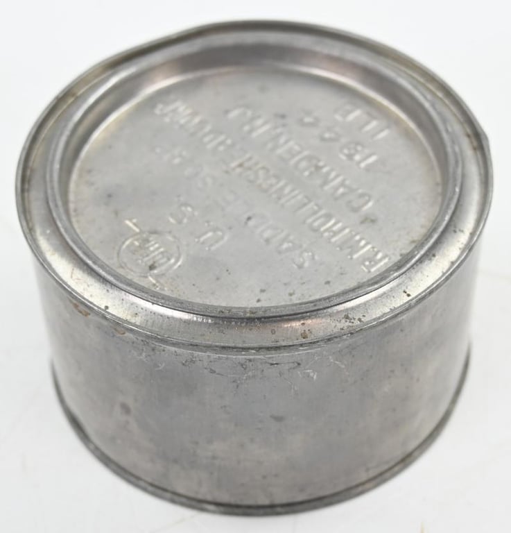 US WW2 Tin Can of Saddle Soap