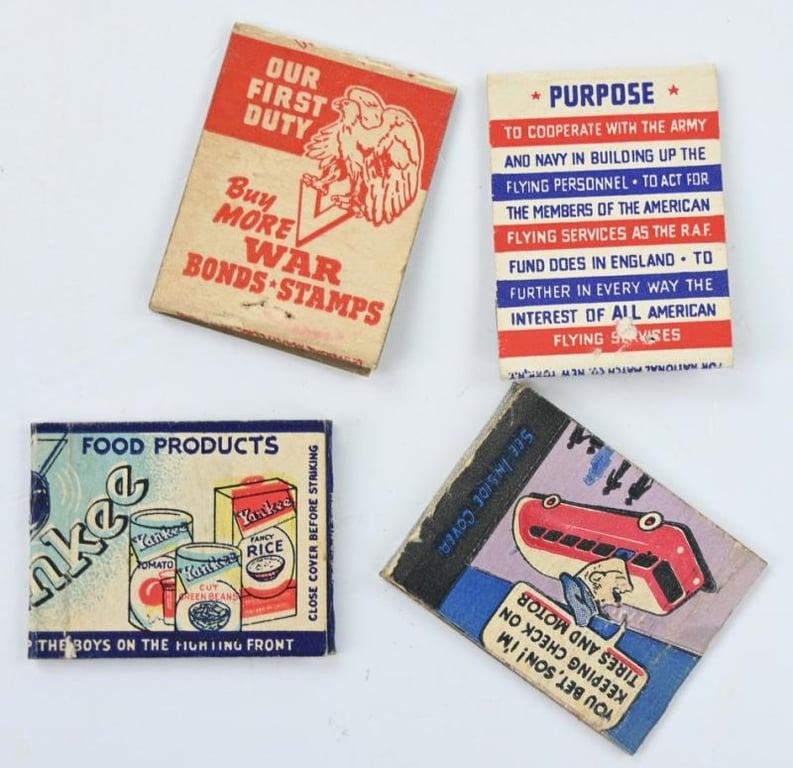 USAAF WW2 Match Packages