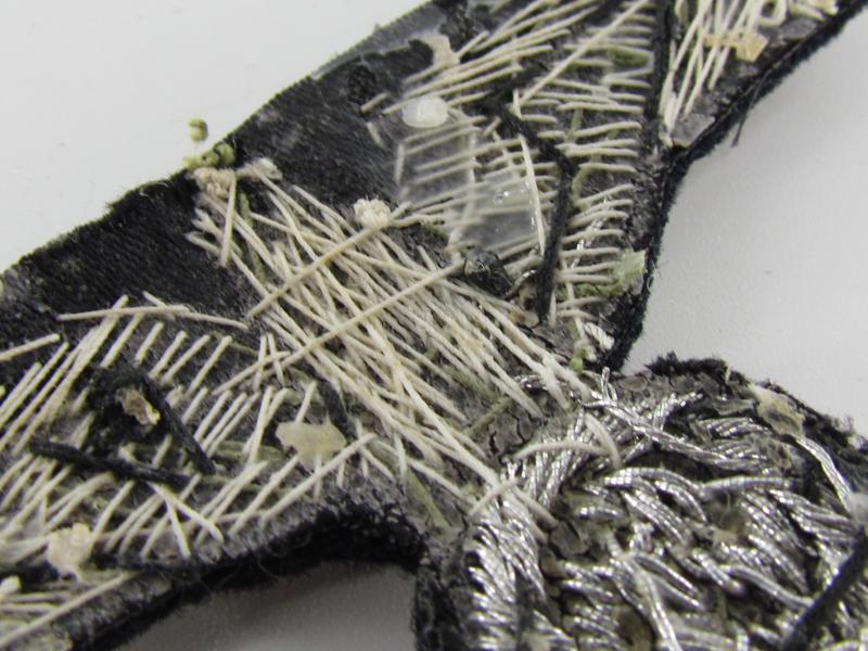 Army (Heer) Black Panzer Officer Bullion Breast Eagle...Rare