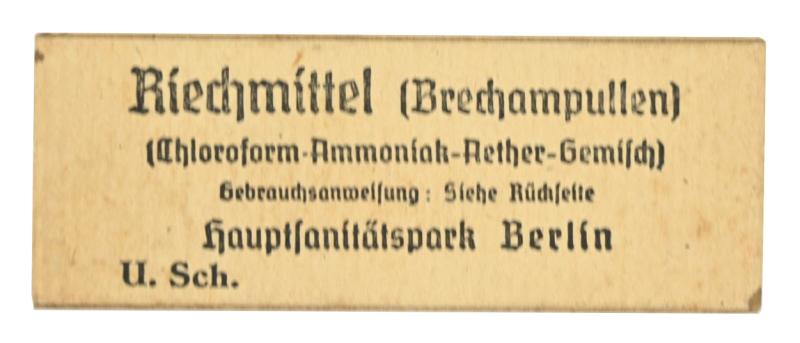 German Third Reich Medical 'Riechmittel' in box