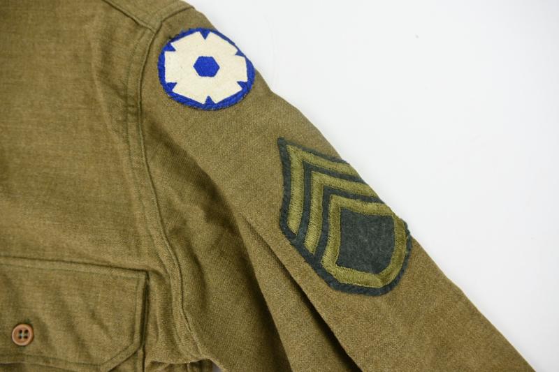 US WW2 Wool Shirt 6th Service Command