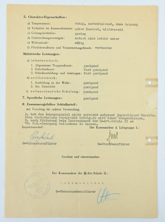 German Waffen-SS Personal Research File 'SS-Sturmmann Alfred Dreilich'