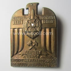 Commemorative, reddish-bronze-toned and/or tin-based: 'N.S.K.O.V.'-related 'tinnie' being a...
