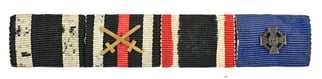 German Police 4-pieced Ribbonbar