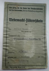 Wehrmacht - Führerschein