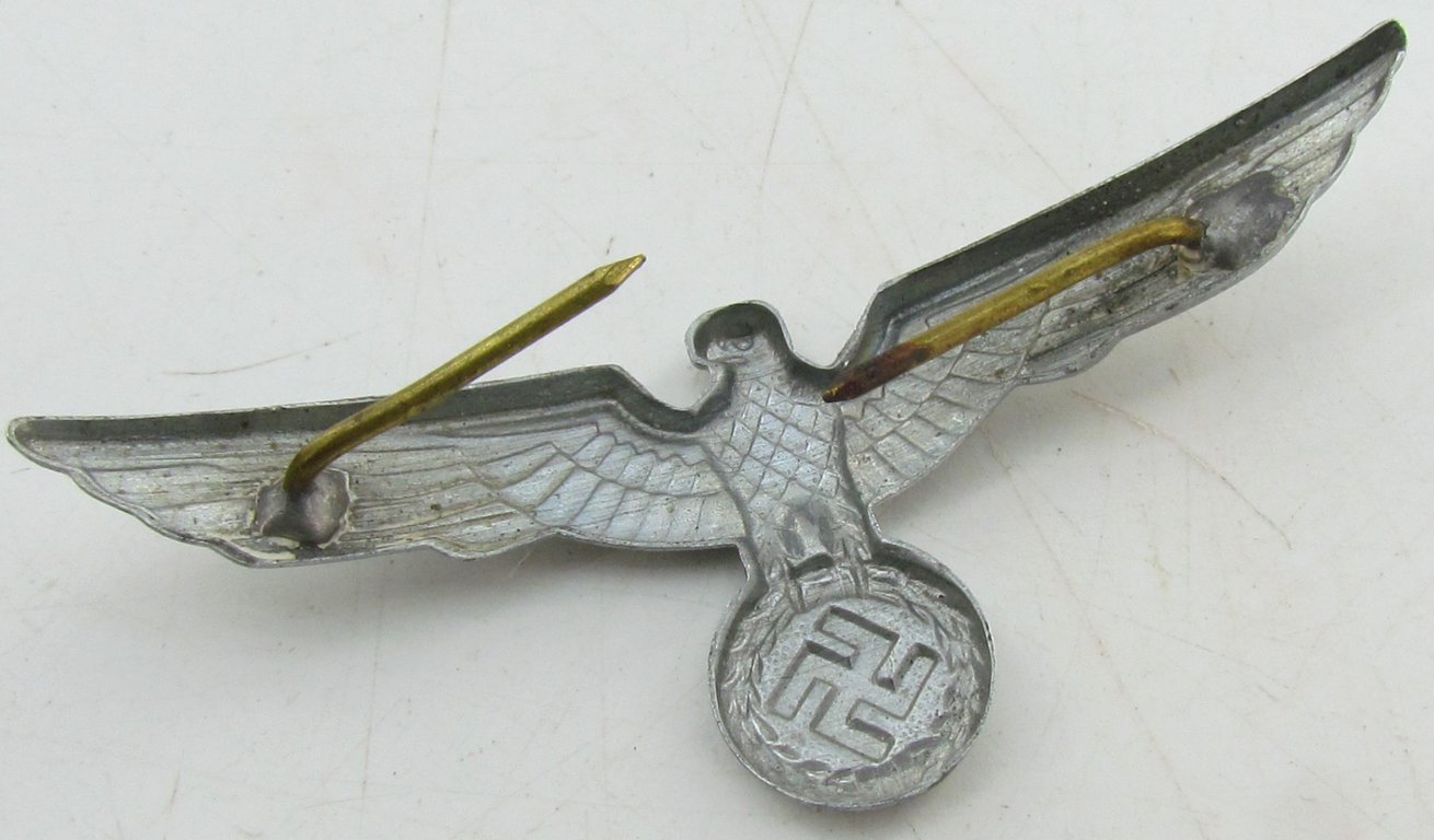 Wehrmacht Heer Aluminum Visor Cap Eagle