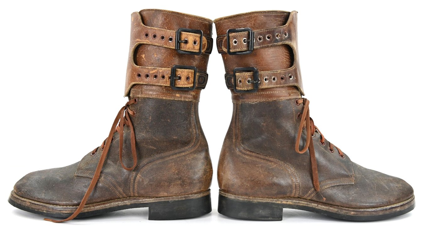 US WW2 Double Buckle Combat Boots