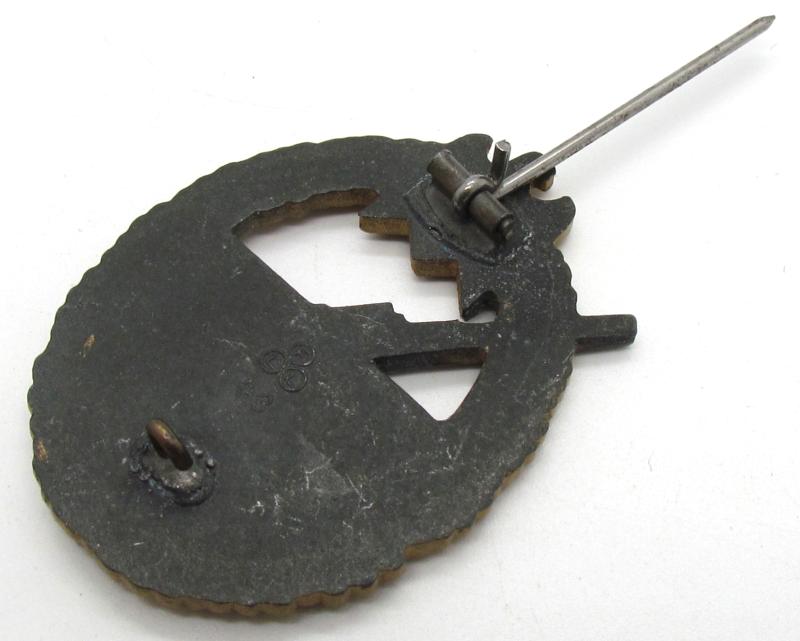 Kriegsmarine coastal artillery badge (FLL43)