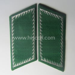 Pair of TR- ie. WWII-period 'Kragenpiegelsatz der Landzollbeambten...