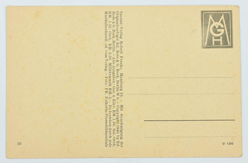 German LW Postcard 'Es blitzen die stählernen Schwingen'