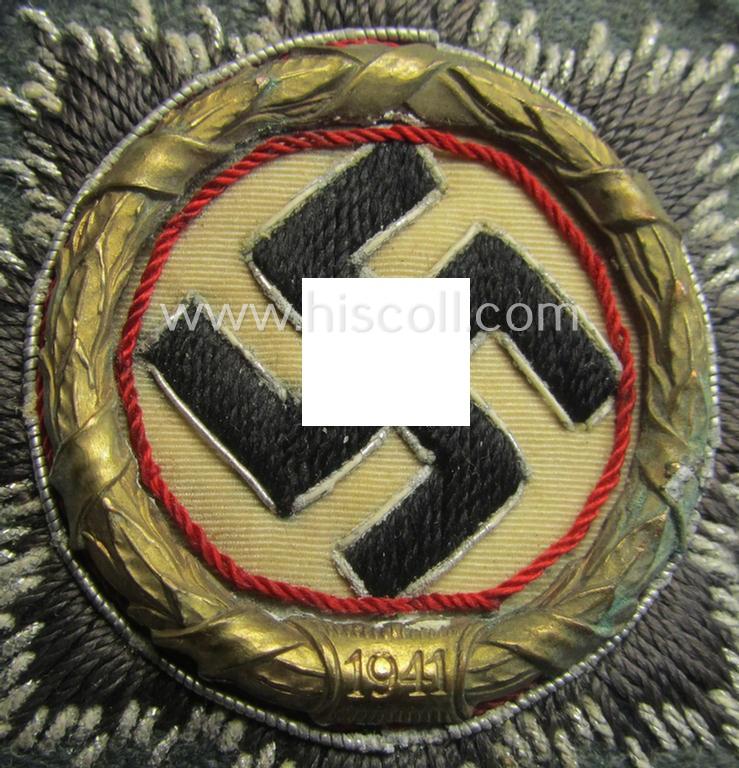 WH (Heeres o. Waffen-SS) 'Deutsches Kreuz im Gold' (ie. DKiG or German Cross in gold)