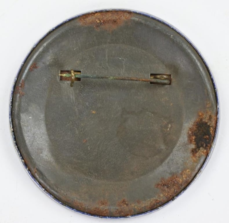 US WW2 Button 'To Hell with Hitler'