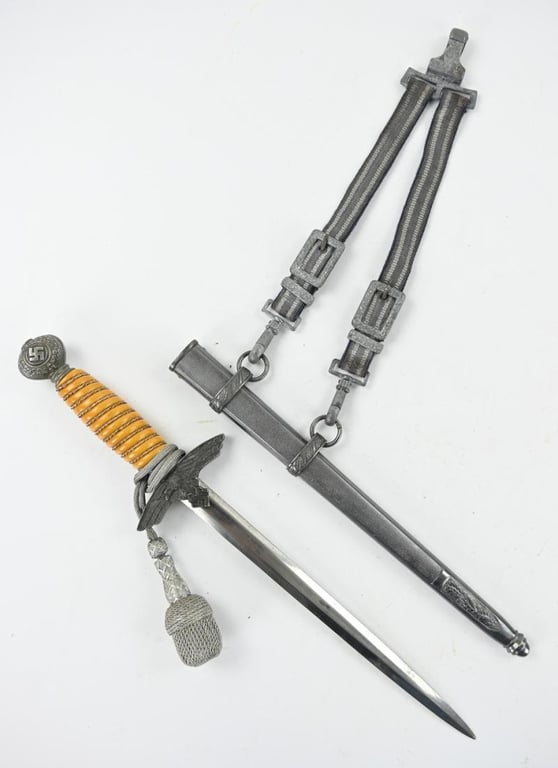German LW Officer Dagger with Hanger 'Gustav Spitzer'
