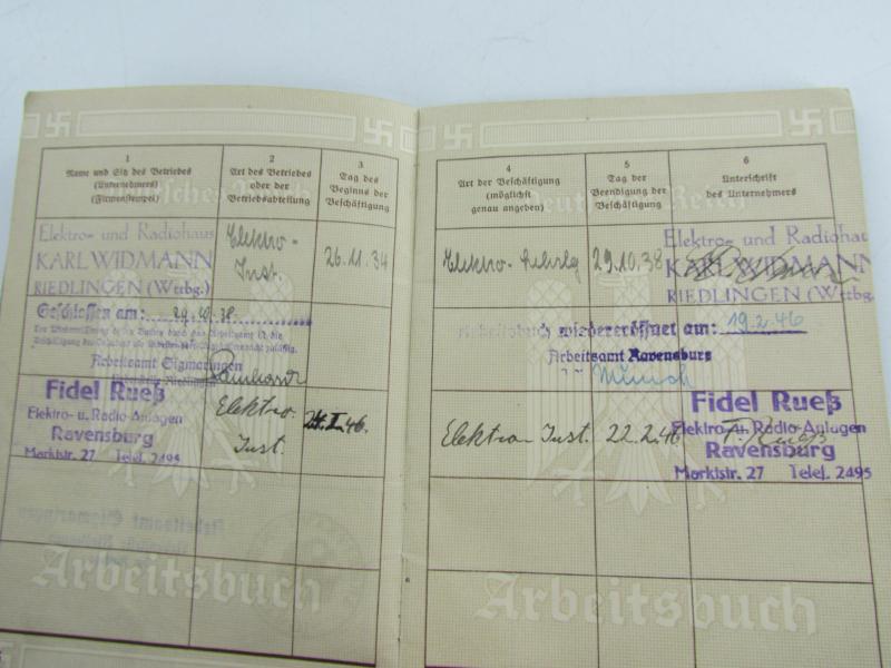 German Arbeitsbuch 1st pattern