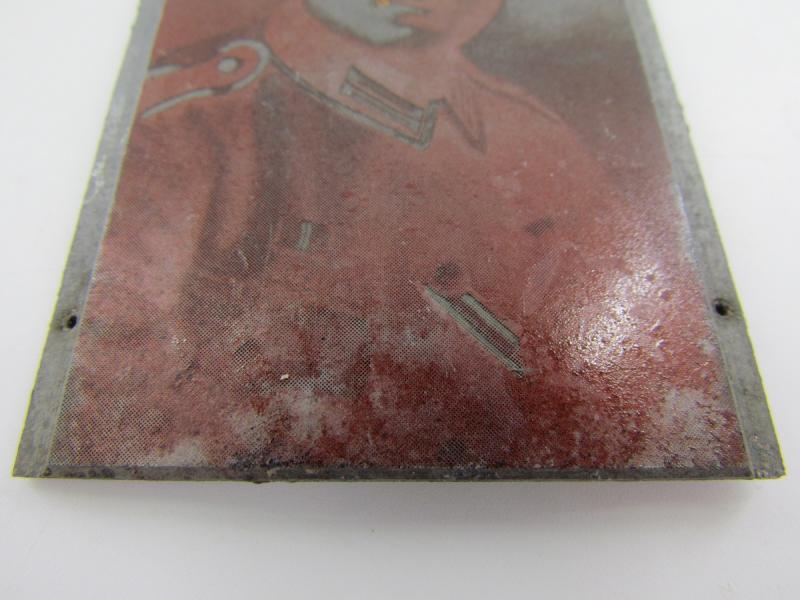 Original German Newspaper Photo “Druckplatte” (printing plate)