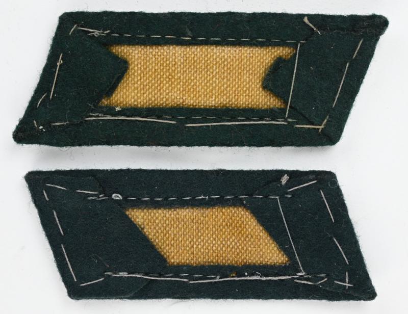German WH EM Artillery Collar Tabs