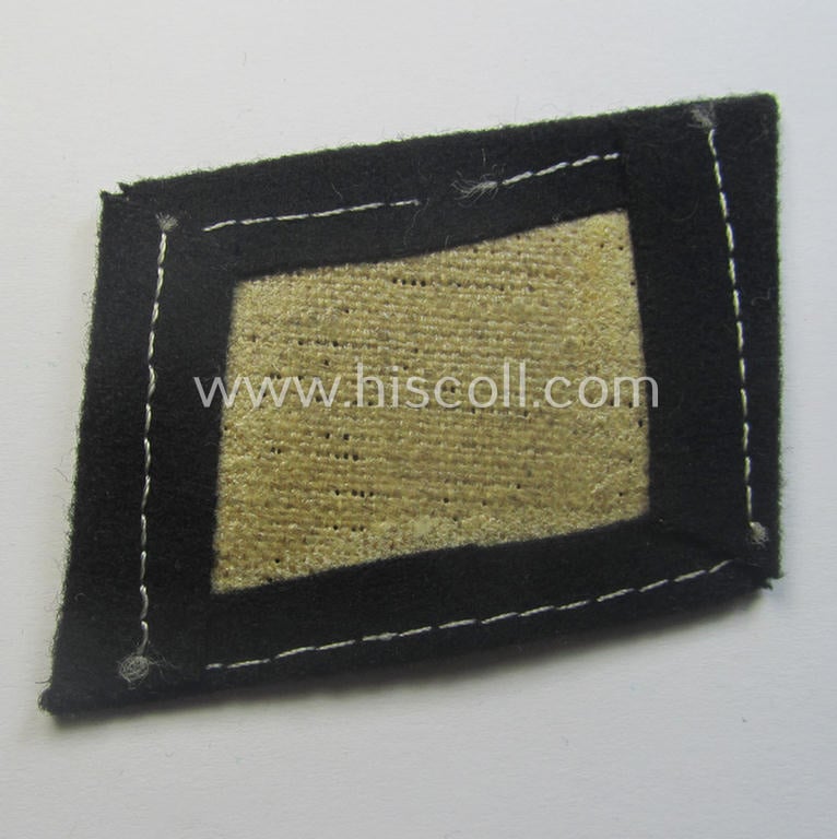 Waffen-SS - so-called: 'RzM-styled' - EM- (ie. NCO-) type collar-tab as was intended for usage by soldiers ie. NCOs of the: '15. o. 19. Waffen-Grenadier-Division der SS' (ie. 'lettische nr. 1 o. 2')
