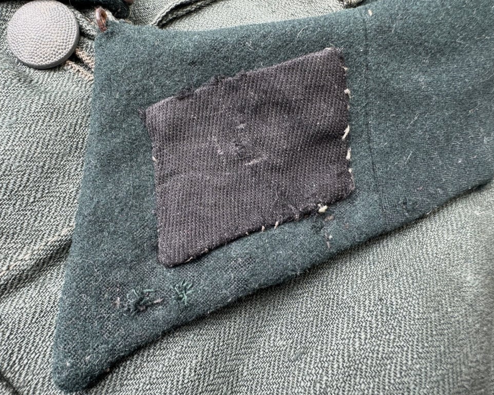 Waffen-SS Field-Reworked Drillich Work Tunic – Former NCO / SS-Unterscharführer Configuration