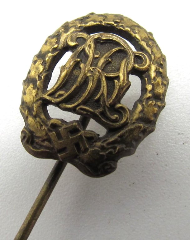 DRL in Bronze miniature sports badge (Wernstein Jena)