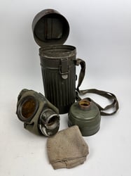 WW2 Early german Gasmask named "Gerber J."