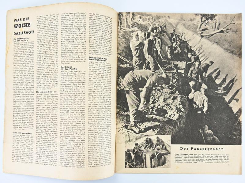 German Third Reich Magazine 'Die Woche' 1943