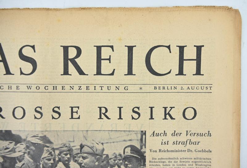 German Newspaper “Das Reich” August 1942