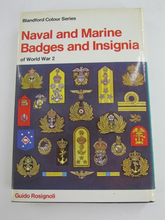Blandford Colour Series (Blandford Press) Naval And Marine Badges And Insignia