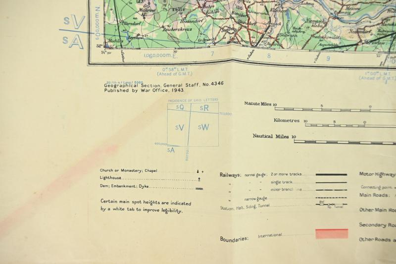 German WH /Allied RoadMap Newcastle /Frankfurt