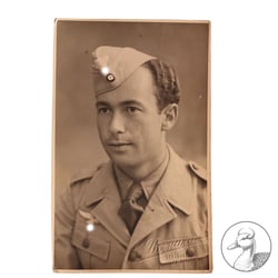 Portrait Soldat Luftwaffe Tropenuniform Italien Verona Südfront