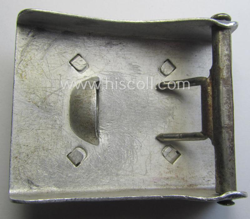 WH (Heeres) 'standard'-pattern, aluminium-based (dress- ie. 'Ausgeh'-pattern) belt-buckle