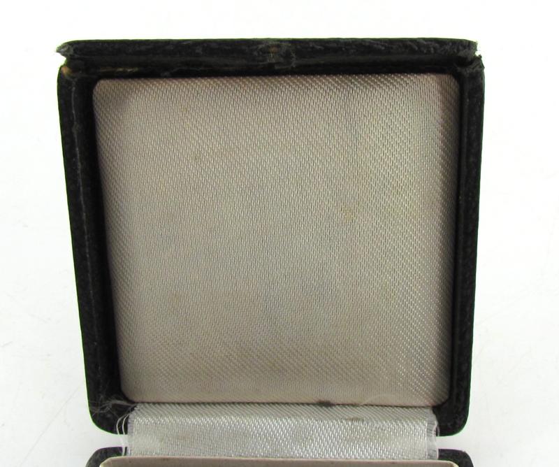 Iron Cross 1st Class Case + cardboard packaging , Ferdinand Hoffstätter Bonn a. Rh.