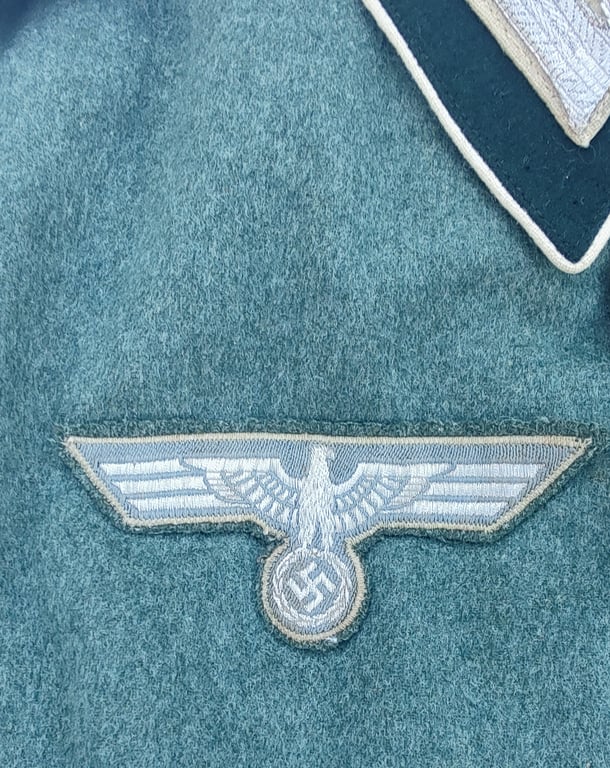 Original WWII German Army 55th Infantry Enlisted mans M-35 Waffenrock dress tunic.