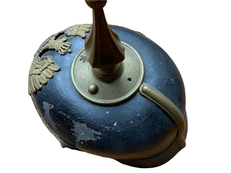 German WW1 Customs Spiked Helmet 'Pickelhaube'