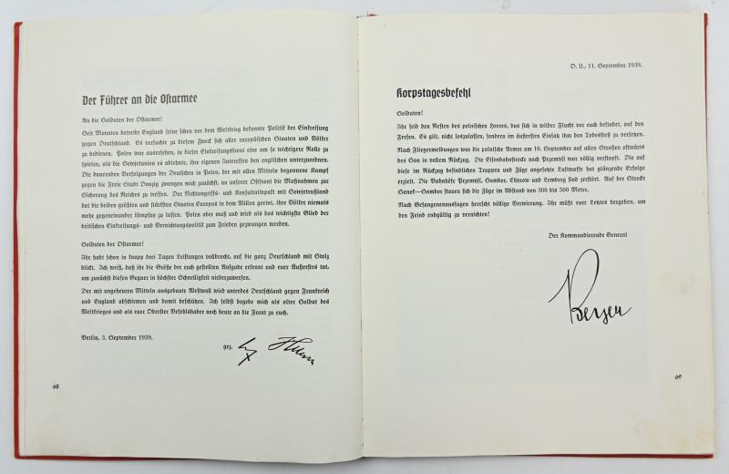 German Book 'Alpenkorps in Polen'