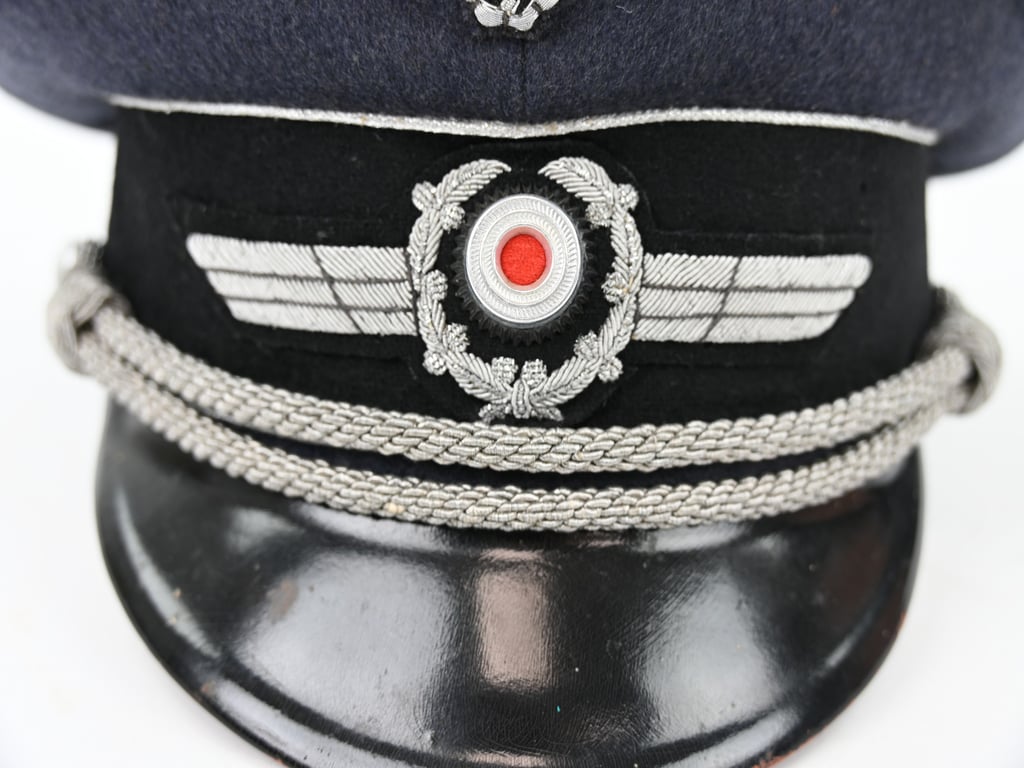 German RLB Air Defense Officer Visor Cap
