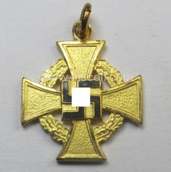 Miniature 'Treuedienst Ehrenzeichen 1. Klasse' (or: golden-class, civil...