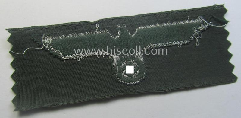 WH (Heeres) 'flatwire'-woven 'Offiziersadler für Schiffchen o. Knautschmütze'