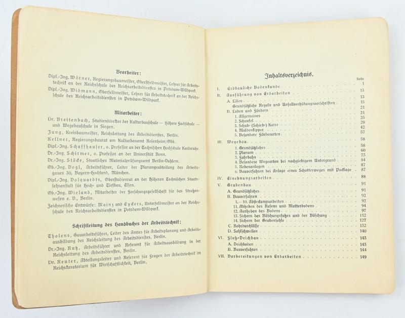 German RAD Technical Manual 1935