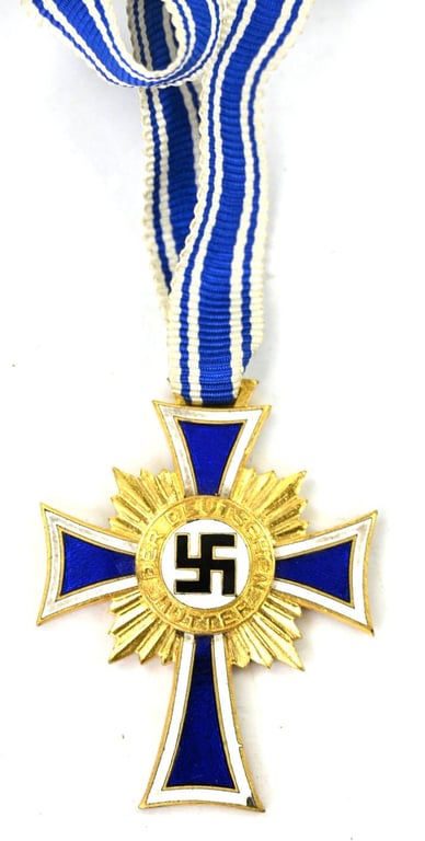 German Mother's Cross in Gold with case