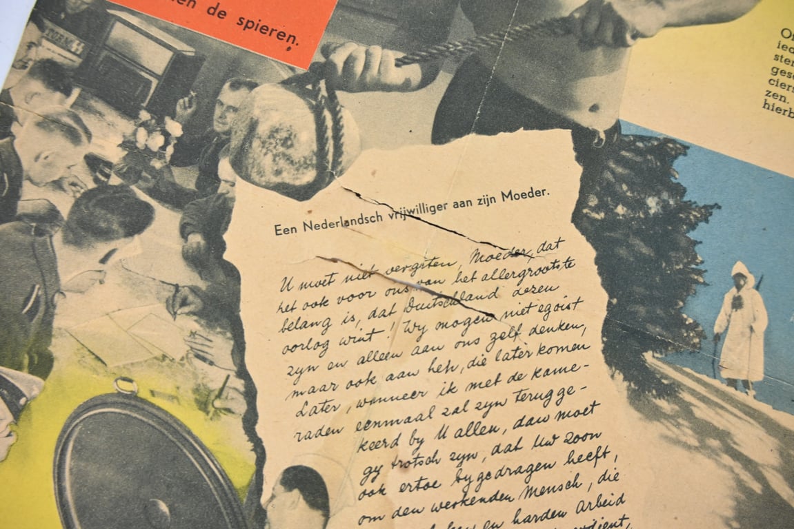 German Dutch Waffen-SS Recruitment Flyer