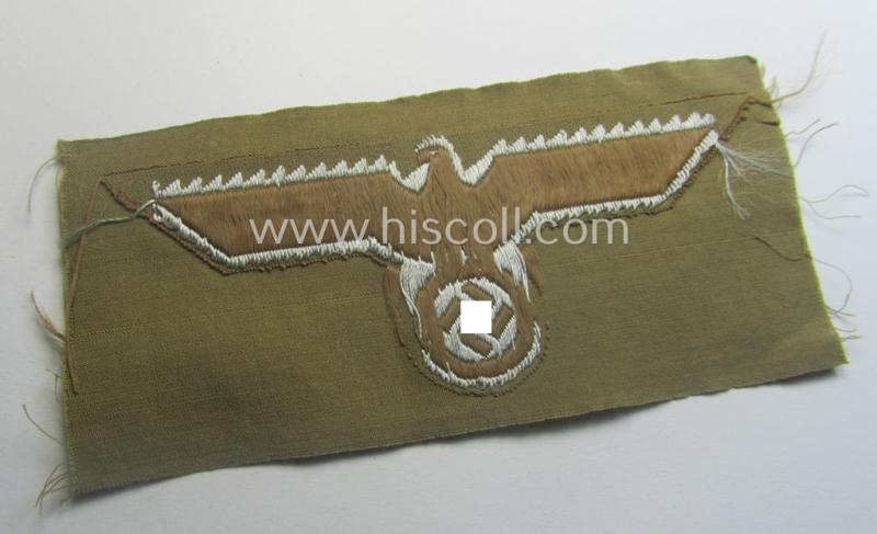 WH (Kriegsmarine) 'tropical-issue' (ie. DAK or: 'Deutsches Afrika Korps'-related-) breasteagle as was specifically intended for the various naval administrative-officials (ie. 'Beambten der KM')