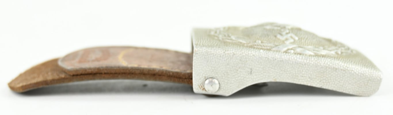 German LW Beltbuckle with Leather Tab 'Overhoff & Cie' 1939 LBA