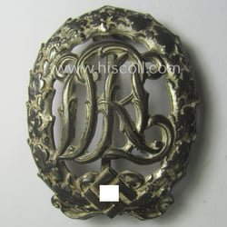 'Reichssportabzeichen DRL in Silber' (or: DRL sports'-badge in...