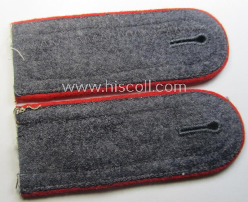 Pair of neatly 'cyphered', WH (Luftwaffe) NCO-type shoulderstraps: 'Unterwachtmeister des Festungs-Flakartillerie-Abtlgs o. Rgts. 34'