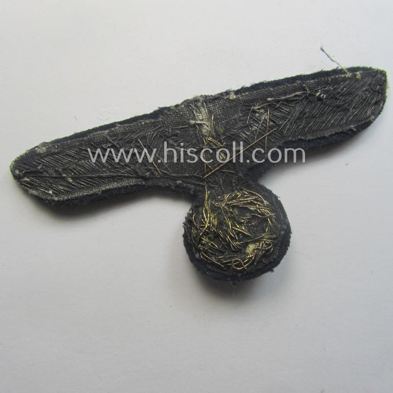 Very detailed and clearly tunic-removed, WH (Kriegsmarine) officers'-type, hand-embroidered breast-eagle