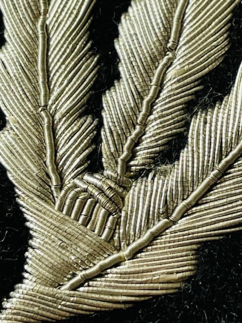 FINE PAIR OF ORIGINAL GERMAN WWII WAFFEN -SS HIGH RANKING COLLAR PATCHES
