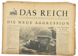 German Newspaper “Das Reich” August 1941