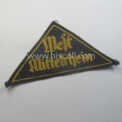 'HJ' ('Hitlerjugend') district-triangle (ie. 'Gebietsdreieck') entitled: 'West Mittelrhein'...