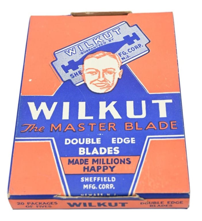US WW2 Wilkut Razor Blades